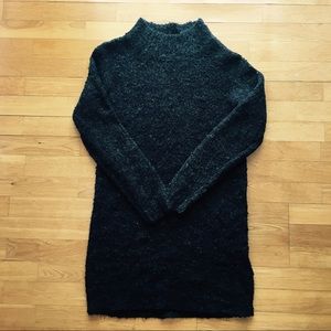 Fuzzy knit sweater dress!